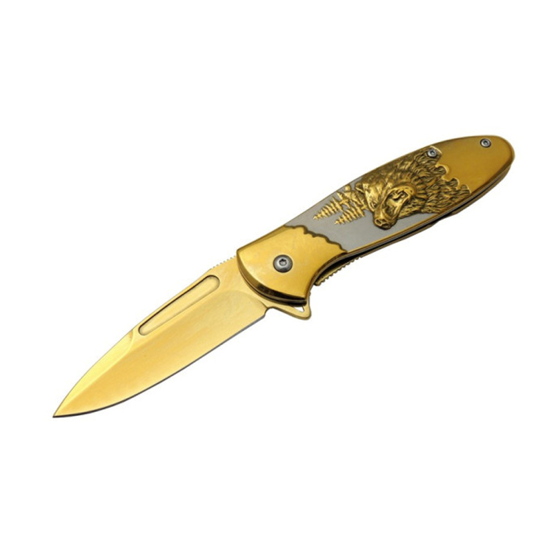 Alaska YSTL2958GD Ayı Çakı Gold 19,5cm