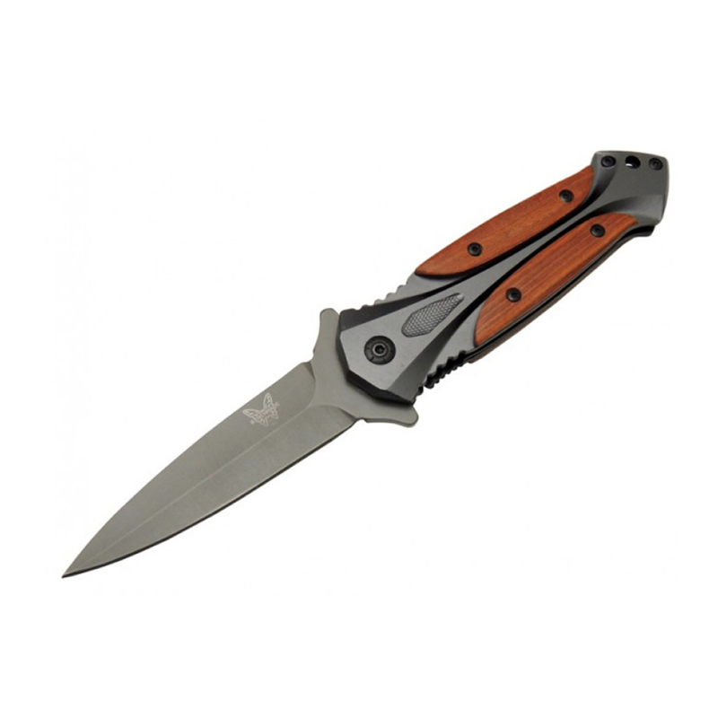 Benchmade DA27 Klipsli Ahşap Sivri Çakı
