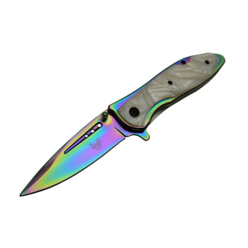 Benchmade DA-76-1 Renkli Sedef Çakı 20cm