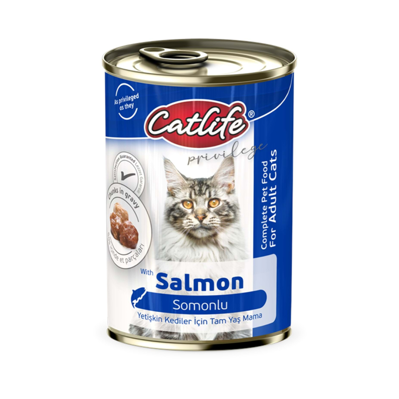 Catlife CLF16 Somonlu Kedi Konserve 400gr 12li
