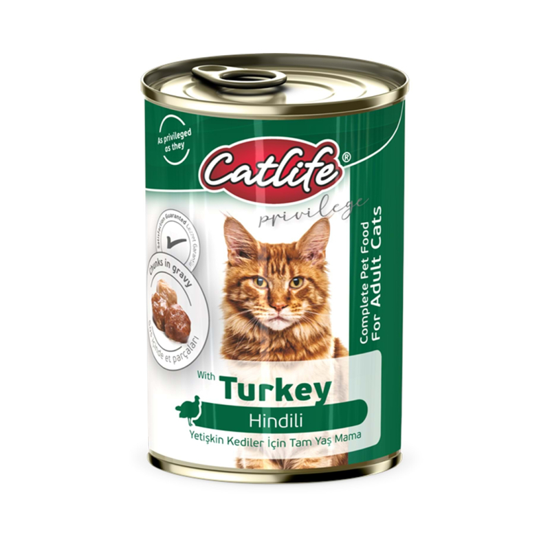 Catlife CLF17 Hindili Kedi Konserve 400gr 12li