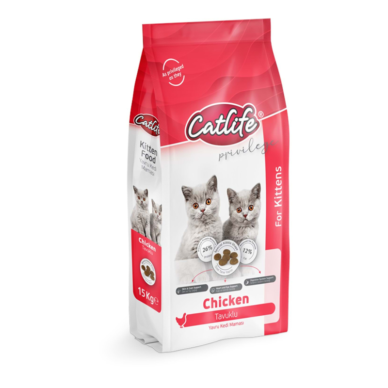 Catlife CLFD01 Tavuklu Kitten Yavru Kedi Maması 15 kg