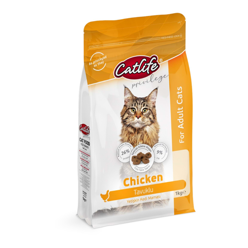 Catlife CLFD08 Tavuklu Yetişkin Kedi Maması 1 kg