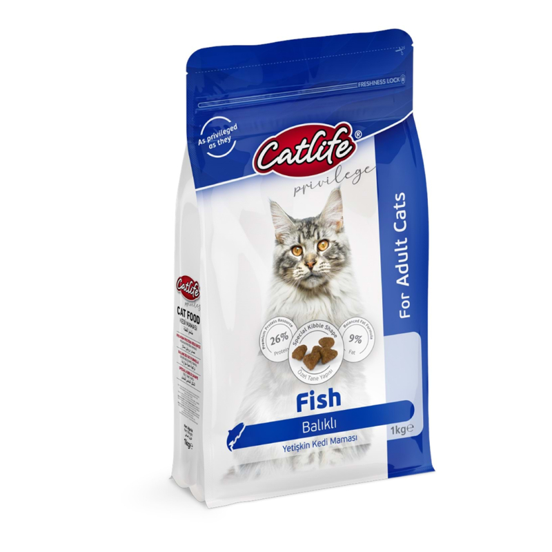 Catlife CLFD09 Balıklı Yetişkin Kedi Maması 1 kg