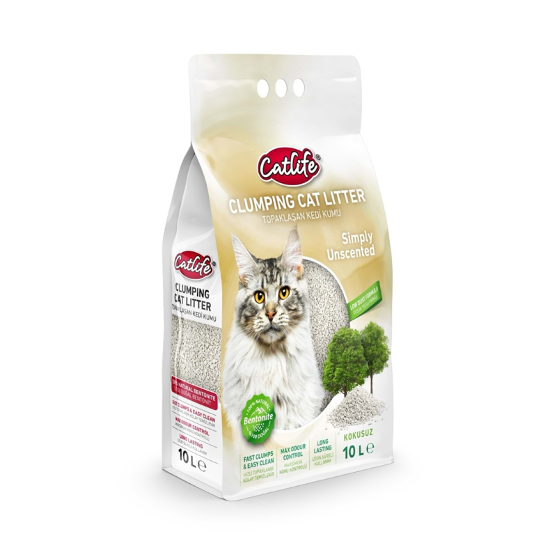 Catlife Naturel Bentonit Kedi Kumu 10 lt