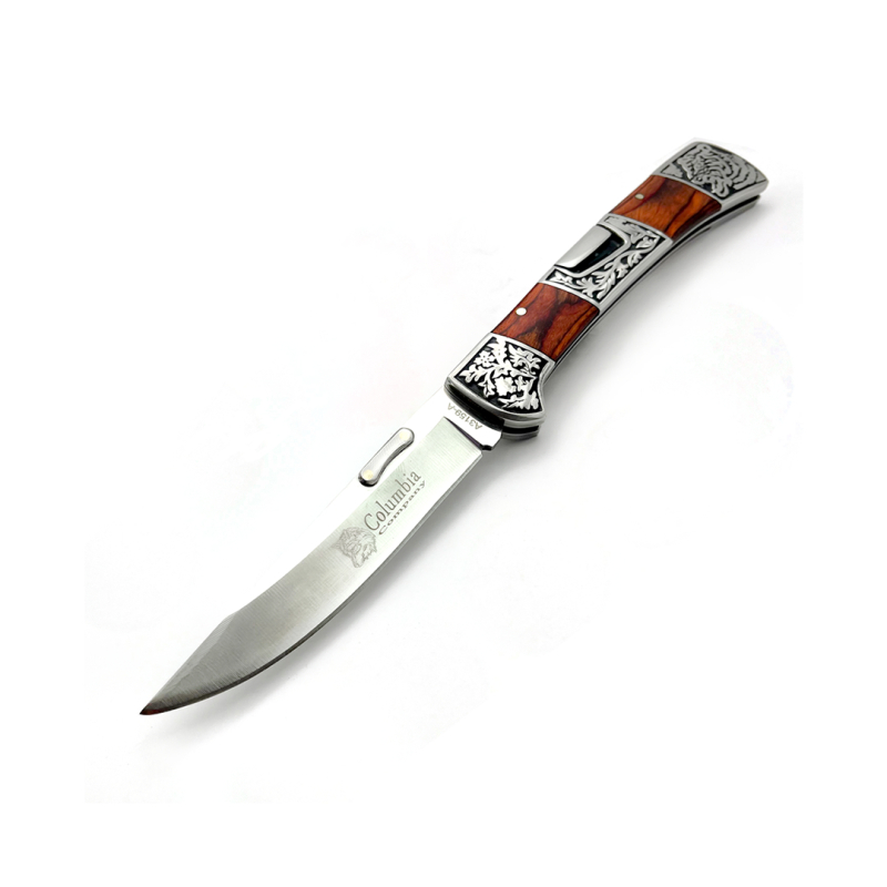 Columbia B-3159-A Kaplan İşlemeli Çakı 22cm