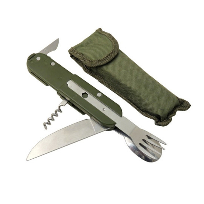 ES-102 Haki Kamp Çakısı 14cm